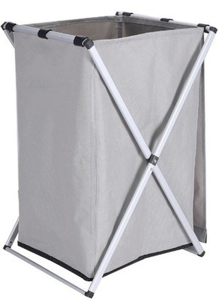 Açık Gri Tarzı Ev Büyük Kirli Giysiler Depolama Katlanabilir Çamaşır Sepeti Oxford Kumaş Su Geçirmez Üç Izgara Organizatör Sepeti Çamaşır Sepeti (Yurt Dışından)