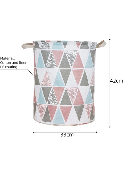 No.2 Tarzı Ev Çamaşır Sepeti Giyim Saklama Sepetleri Katlanır Çamaşır Sepeti Büyük Kapasiteli Elbise Organizatör Banyo Ev Aksesuarları (Yurt Dışından)