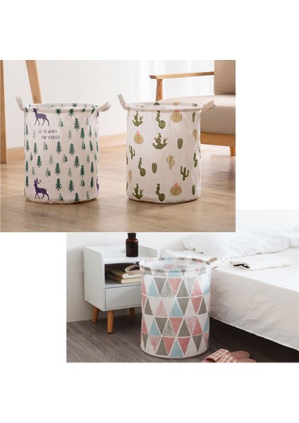 No.2 Tarzı Ev Çamaşır Sepeti Giyim Saklama Sepetleri Katlanır Çamaşır Sepeti Büyük Kapasiteli Elbise Organizatör Banyo Ev Aksesuarları (Yurt Dışından) modelleri