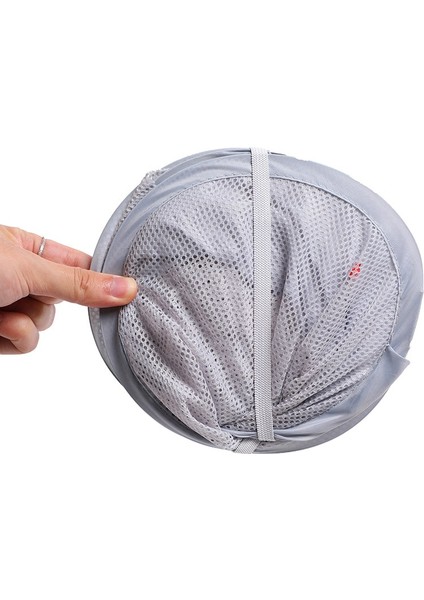 Gri Tarzı Duvar Asılı Örgü Çamaşır Sepeti Büyük Kapasiteli Kirli Giysiler Sepet Katlanabilir Çamaşır Torbası Çok Fonksiyonlu Taşınabilir Depolama Sepetleri (Yurt Dışından) fırsatları