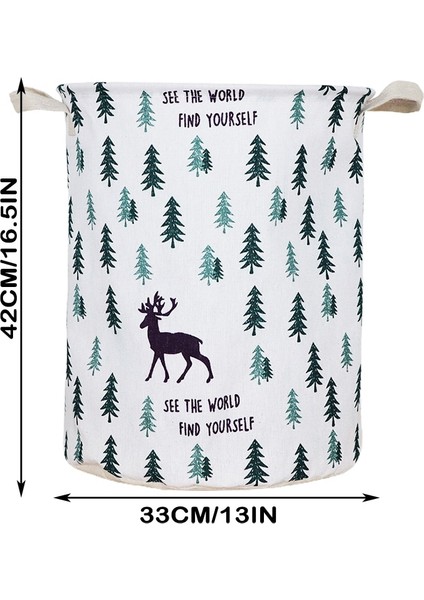 No.2 Tarzı Çamaşır Sepeti Katlanabilir Sevimli Büyük Kapasiteli Organizatör Yıkama Giysileri Çanta Tutacağı Ev Depolama Kovası Giysi Oyuncaklar Organizatör Ja (Yurt Dışından)