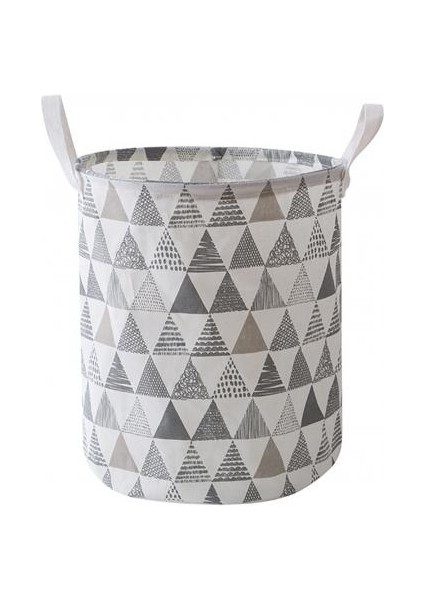 Üçgen Tarzı Banyoda Keten Kutusu Büyük Kapasiteli Katlanabilir Giysi Tutacağı Çamaşır Sepeti Saklama Çantası Organizatörüsaklama Çantası Organizatörü (Yurt Dışından)