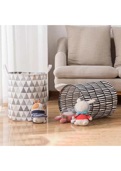 Üçgen Tarzı Banyoda Keten Kutusu Büyük Kapasiteli Katlanabilir Giysi Tutacağı Çamaşır Sepeti Saklama Çantası Organizatörüsaklama Çantası Organizatörü (Yurt Dışından) modelleri