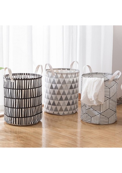 Üçgen Tarzı Banyoda Keten Kutusu Büyük Kapasiteli Katlanabilir Giysi Tutacağı Çamaşır Sepeti Saklama Çantası Organizatörüsaklama Çantası Organizatörü (Yurt Dışından) fırsatları