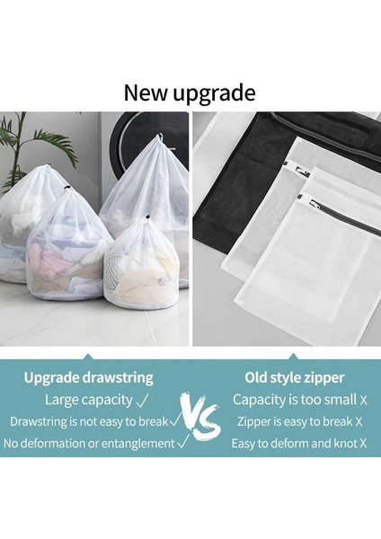 Sutyen Çanta Tarzı Çamaşır Örgü Çanta Ipli Çamaşır Torbası Sutyen Iç Çamaşırı Depolama Organizatör Çamaşır Sepeti Çamaşır Yıkama Için Anti-Deformasyon Net (Yurt Dışından) indirimleri