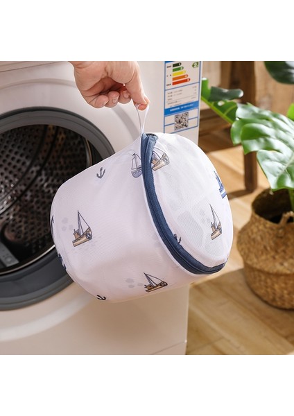 30X40CM Tarzı Kalınlaşmış Yelkenli Baskı Çamaşır Torbası Ev Ince Örgü Bakım Çamaşır Torbası Sutyen Iç Çamaşırı Özel Yıkama Bakım Torbası Çamaşır Filesi (Yurt Dışından) fırsatları