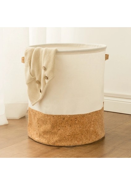 Rastgele Renk Stili 30X30CM Ekleme Kaplama Çamaşır Sepeti Tuval Çocuk Oyuncakları Organizatör Giysi Organizatörü Büyük Kahverengi Kağıt Çanta Ev Sundrie Depolama Baksets (Yurt Dışından)