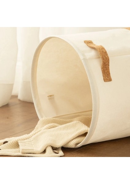 Rastgele Renk Stili 30X30CM Ekleme Kaplama Çamaşır Sepeti Tuval Çocuk Oyuncakları Organizatör Giysi Organizatörü Büyük Kahverengi Kağıt Çanta Ev Sundrie Depolama Baksets (Yurt Dışından) modelleri