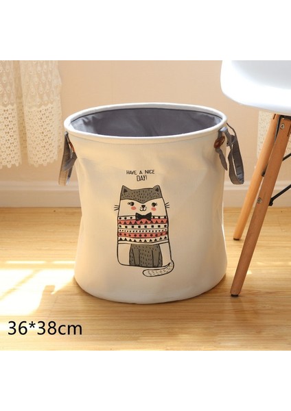 No.1 Tarzı Ev Çamaşır Sepeti Katlanabilir Sevimli Animaltoy Depolama Kirli Giysiler Sepeti Depolama Pamuklu Yıkama Giysileri Kutusu Bebek Organizatör (Yurt Dışından)
