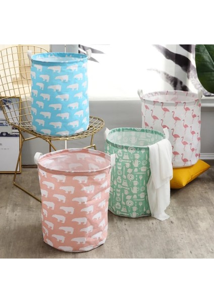No.11 Stili Iskandinav Tarzı Karikatür Saklama Kutusu Kirli Giysiler Sepet Saklama Kovası Pamuk Keten Pembe Serisi Saklama Sepeti Saklama Kovası (Yurt Dışından) fiyatları