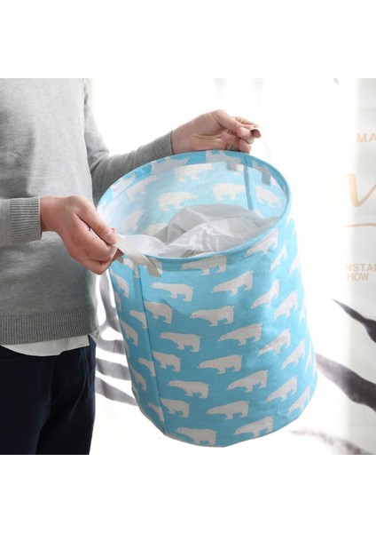 No.11 Stili Iskandinav Tarzı Karikatür Saklama Kutusu Kirli Giysiler Sepet Saklama Kovası Pamuk Keten Pembe Serisi Saklama Sepeti Saklama Kovası (Yurt Dışından) fırsatları