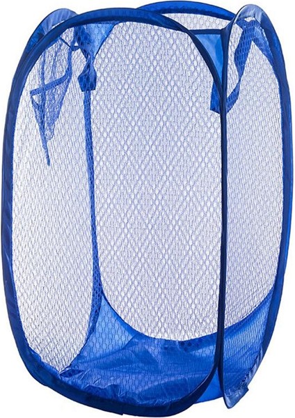 Koyu Mavi 30X30 Stili Katlanabilir Çamaşır Sepetleri Pop Up Kolay Açık Örgü Çamaşır Giysileri Kolej Yurdu Için Sepet Sepeti (Yurt Dışından)