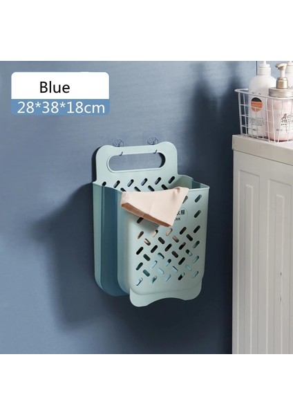 03-L Tarzı Katlanabilir Çamaşır Sepetleri Duvara Monte Saklama Sepeti Kutusu Ev Çeşitli Eşyalar Cothes Depolama Kovası Kirli Çamaşır Sepeti Organizatör (Yurt Dışından)