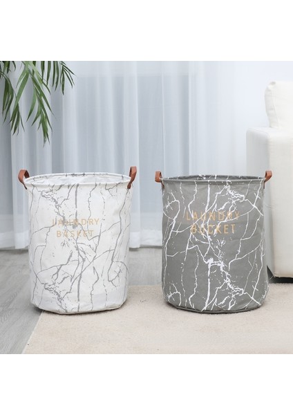Açık Gri Stil Iskandinav Pamuklu Keten Kumaş Büyük Çamaşır Sepeti Neme Dayanıklı Katlanır Kirli Giysiler Sepeti Kalınlaşmak Büyük Çamaşır Sepeti (Yurt Dışından) indirimleri