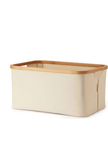 Gri Stil 38X26X23CM Çamaşır Sepeti Büyük Bambu Saplı Kirli Giysi Sepet Su Geçirmez Katlanabilir Çamaşır Sepet Depolama (Yurt Dışından) fiyatları