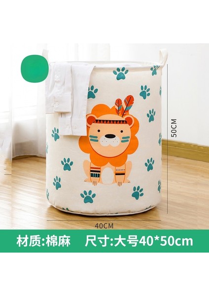 40-50CM Tarzı Yeni Kirli Giysi Sepeti, Kirli Giysi Saklama Sepeti, Bez Sanat, Ev Saklama Oyuncakları, Katlanır Saklama Torbası Çamaşır Sepeti (Yurt Dışından)