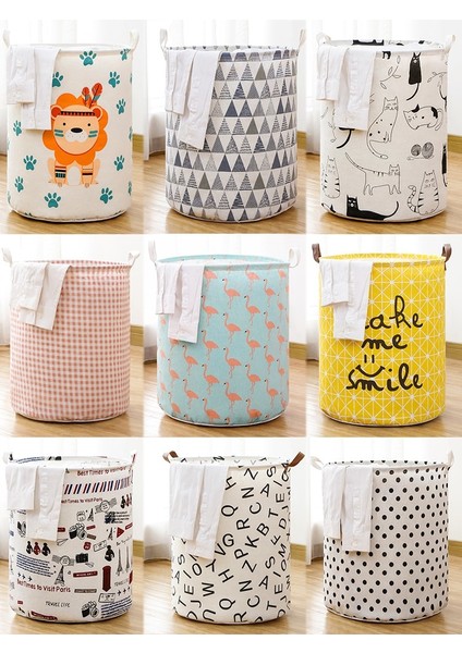 40-50CM Tarzı Yeni Kirli Giysi Sepeti, Kirli Giysi Saklama Sepeti, Bez Sanat, Ev Saklama Oyuncakları, Katlanır Saklama Torbası Çamaşır Sepeti (Yurt Dışından) fiyatları