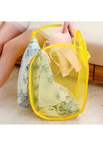 Y Tarzı Çamaşır Sepeti Örgü Yıkama Giysi Saklama Sepetleri Kirli Giysiler Organizatör Banyo Çamaşır Depolama Kovası Ev Organizatör # (Yurt Dışından) fiyatları