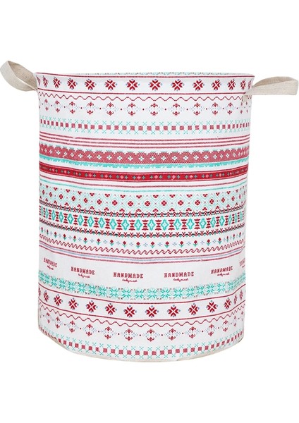 Y80-3 Tarzı Giyim Çamaşır Sepeti Çanta Katlanır Çamaşır Sepeti Büyük Kapasiteli Giysi Saklama Çantası Çocuk Oyuncağı Depolama Kovası Su Geçirmez (Yurt Dışından)