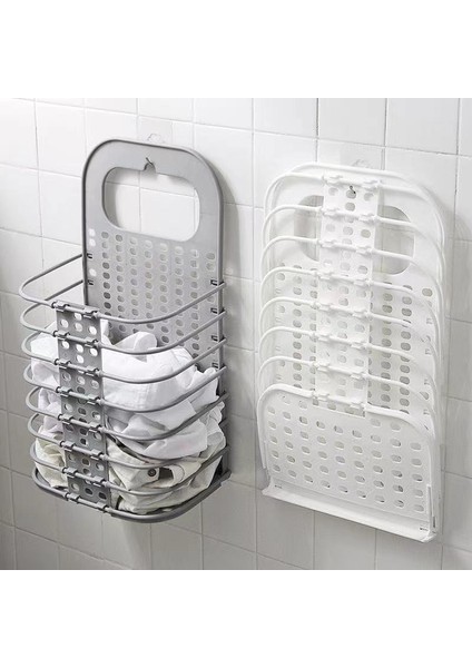 Geniş Bule Tarzı Katlanabilir Çamaşır Sepeti Saplı Çamaşır Ürünleri Konteynerler ve Kirli Giysiler Için Organizatör Oyuncaklar Ev Konforu Depolama (Yurt Dışından) indirimleri