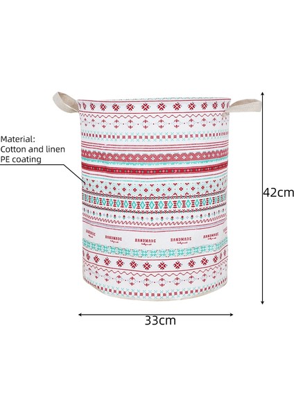 No.3 Tarzı Ev Çamaşır Sepeti Giyim Saklama Sepetleri Katlanır Çamaşır Sepeti Büyük Kapasiteli Elbise Organizatör Banyo Ev Aksesuarları (Yurt Dışından)