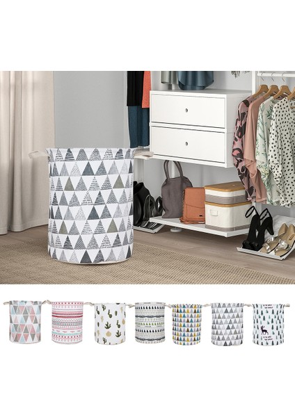 No.5 Tarzı Ev Çamaşır Sepeti Giyim Saklama Sepetleri Katlanır Çamaşır Sepeti Büyük Kapasiteli Elbise Organizatör Banyo Ev Aksesuarları (Yurt Dışından) indirimleri