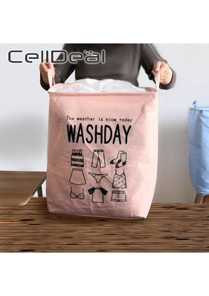Pembe ------ 75L Tarzı Ev Depolama Sepeti Çamaşır Torbası Saklama Kutusu Mobil Katlanır Depolama Sepeti Saklama Çantası Giysi Sepeti Giysi Yorgan Depolama (Yurt Dışından) fiyatları