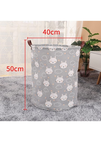 No.2 Tarzı Katlanabilir Giysi Saklama Kovası Çamaşır Sepeti Çanta Kulplu Ev Yuvarlak Su Geçirmez Enkaz Organizatör Çok Amaçlı (Yurt Dışından) fırsatları