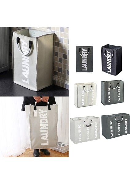 Koyu Haki Stili Yeni Kirli Giysi Saklama Sepeti Üç Izgara Organizatör Sepeti Katlanabilir Büyük Çamaşır Sepeti Su Geçirmez Ev Çamaşır Sepeti (Yurt Dışından) modelleri