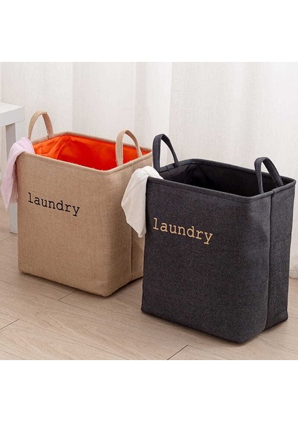 Büyük Stil Katlanabilir Çamaşır Sepeti Yıkama Çamaşır Torbası Giysi Saklama Kutusu Oyuncaklar Organizatör Büyük Kapasiteli Çeşitli Eşyalar Depolama Sepeti Su Geçirmez (Yurt Dışından) fırsatları