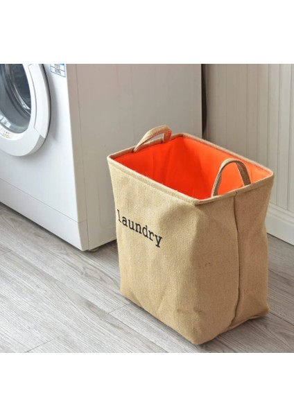 30X28X50CM Stili Taşınabilir Çamaşır Sepeti Çamaşır Torbası Büyük Çamaşır Sepeti Çamaşır Depolama Sepeti Oyuncak Saklama Çantası Kirli Giysi Saklama Sepeti (Yurt Dışından)