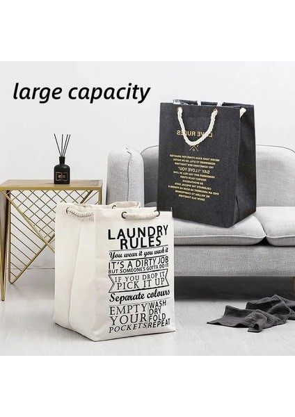 Çamaşır Sepeti S1 L Tarzı Büyük Laudri Sepeti Banyo Çamaşır Sepeti Ev Saklama Torbaları Kolu Kirli Giysiler Organizatör Çamaşır Depolama Cesto Ropa Sucia (Yurt Dışından) fiyatları