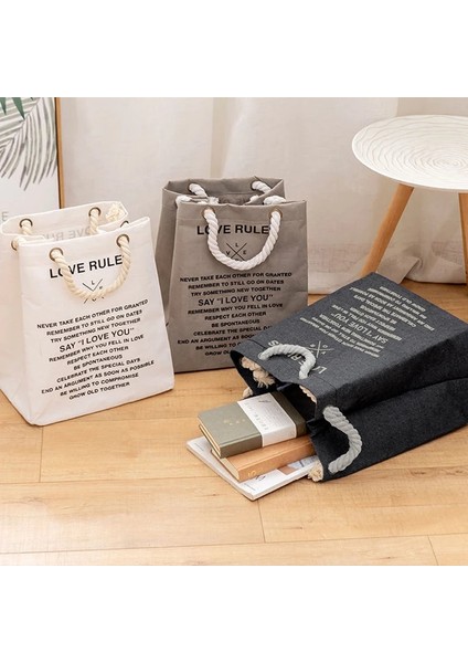 Çamaşır Sepeti S1 L Tarzı Büyük Laudri Sepeti Banyo Çamaşır Sepeti Ev Saklama Torbaları Kolu Kirli Giysiler Organizatör Çamaşır Depolama Cesto Ropa Sucia (Yurt Dışından) indirimleri