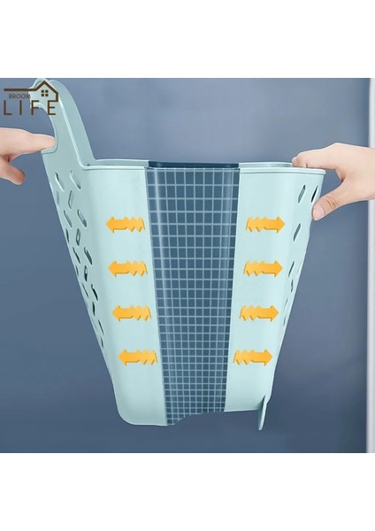 Derin Gök Mavisi 1 Stil Giyim Saklama Sepeti Büyük Kapasiteli Kirli Giysi Saklama Kutusu Organizatör Duvara Monte Katlanır Ev Çamaşır Sepeti (Yurt Dışından) fırsatları