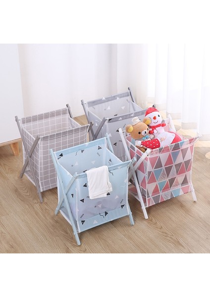 Pembe Tarzı Ev Kumaş Büyük Kirli Giysiler Çok Fonksiyonlu Montaj Çamaşır Sepeti Katlanabilir Depolama Giysi Kovası (Yurt Dışından) modelleri