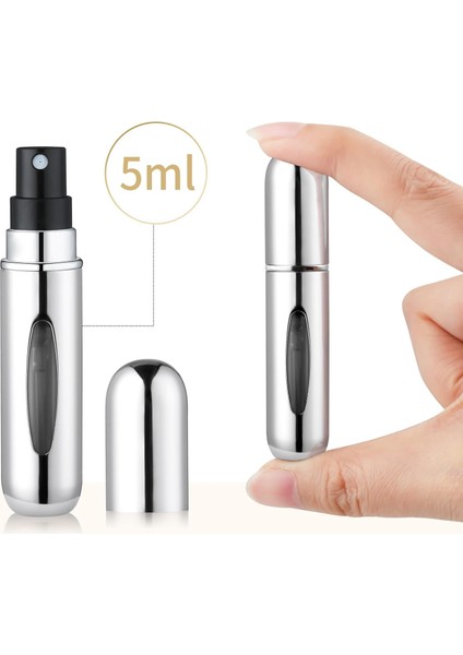 Cep Parfüm Şişesi Atomizer Seyahat Doldurulabilir Parfüm Şişesi Cep Kolonya Şişesi 5 ml