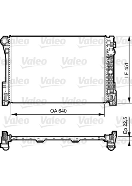 Motor Su Radyatoru Mercedes W204 S204 C204 W212 S212 C207 A207 X204 R172 A2045002203