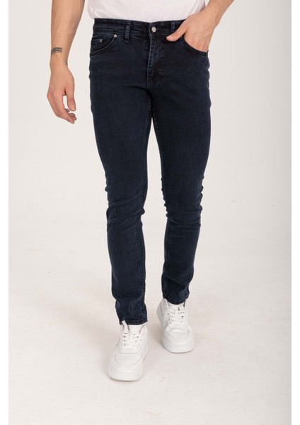 Lacivert Regular Fit Erkek Kot Pantolon modelleri