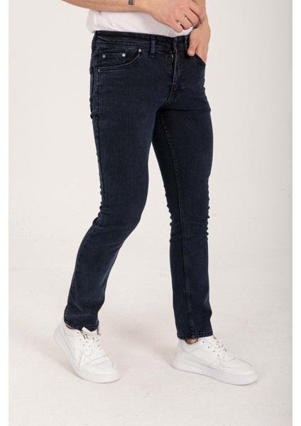 Lacivert Regular Fit Erkek Kot Pantolon fırsatları