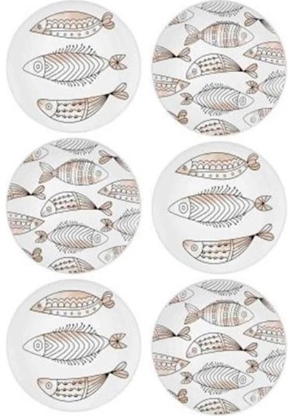 Wish Pasta Tabağı 6lı Set 19Cm