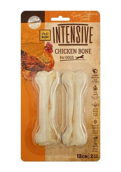 Intensive Tavuklu Köpek Ödül Kemiği 12 cm 2 Adet