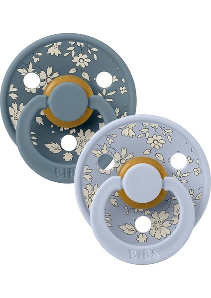 x Liberty Colour Ikili Capel- Dusty Blue 0-6 Ay