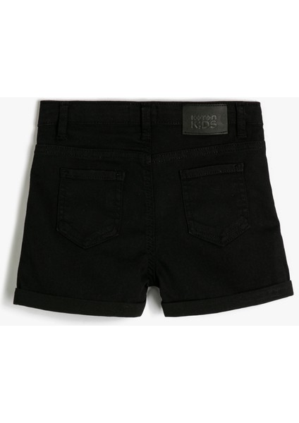 Kız Çocuk Pamuklu Kot Şort Cepli Nefes Alabilir Kumaş ile Günlük Kullanım İçin fiyatları