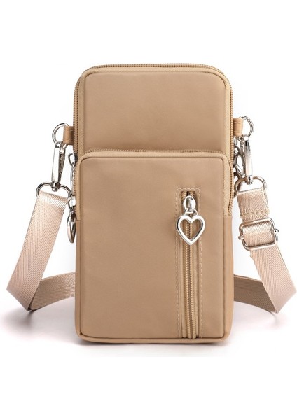 Heers Yeni Cep Telefonu Çantası Kadın Messenger Çantası Asılı Boyun Para Çantası Dikey Çantası Yeni All-Mwatch Mini Küçük Crossbody Bag (Yurt Dışından)