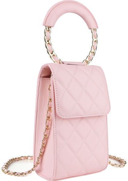 Küçük Kokulu Eşkenar Dörtgen Moda Mini Crossbody Cep Telefonu Çantası (Yurt Dışından)