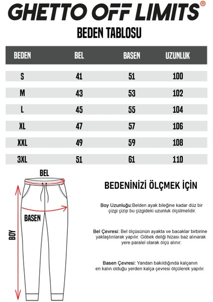 Ghetto Off Limits Blazing Eşofman Altı Siyah