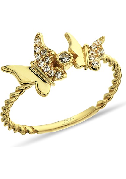 Kelebek Altın Yüzük CGKYZK0176