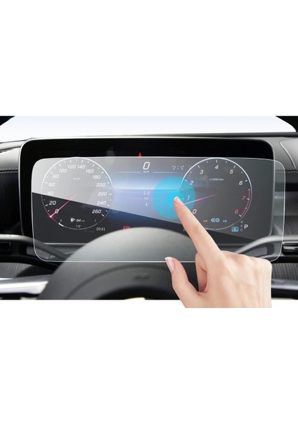 Mercedes Cle 12.3 Inç Dijital Gösterge Ekran Koruyucu 2024 Şeffaf fırsatları