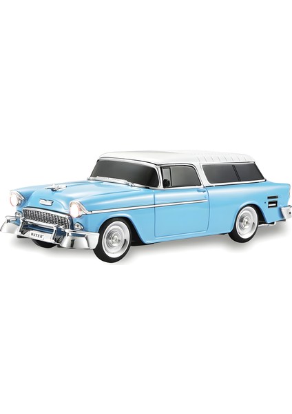 WS-1955 Chevrolet Araba Şekilli Kablosuz Bt Hoparlör Tf USB Fm Handsfree Tws LED Şarj Edilebilir