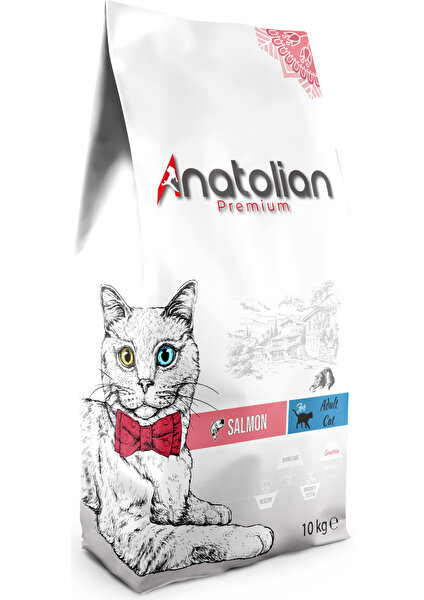 Anatolian Premium Somon Etli Yetişkin Kedi Maması 10 kg